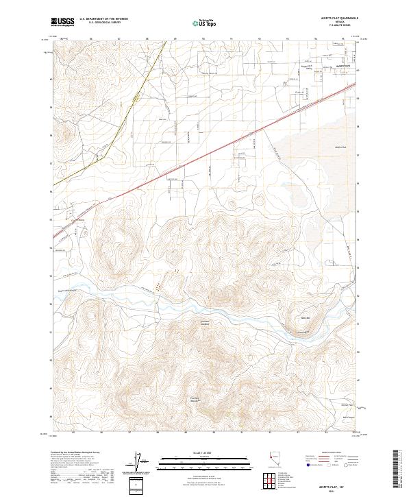 Misfits Flat 2021 topographic map thumbnail
