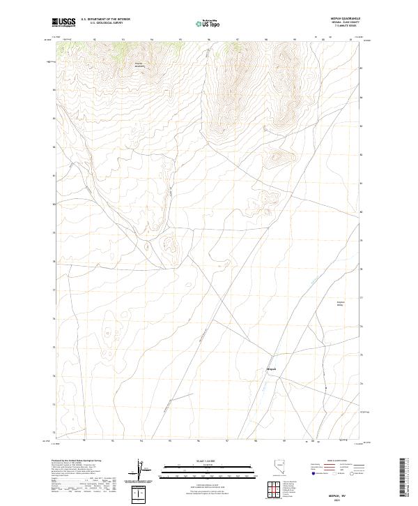 Mizpah topographic map thumbnail