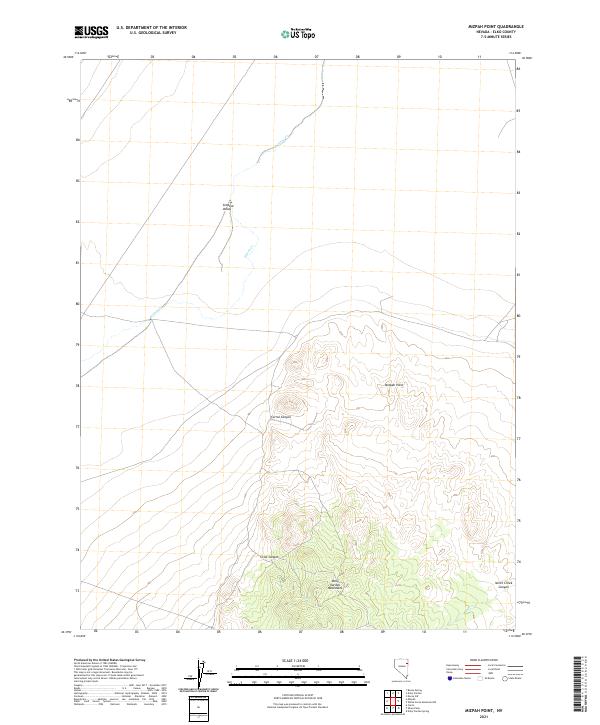 Mizpah Point 2021 topographic map thumbnail