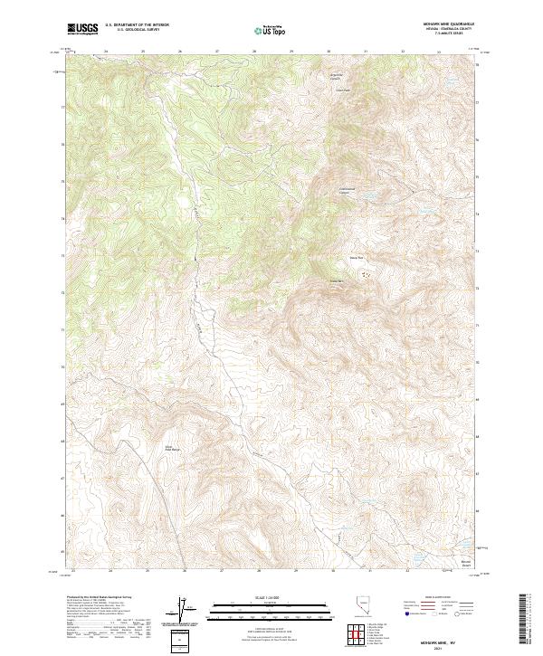 Mohawk Mine topographic map thumbnail