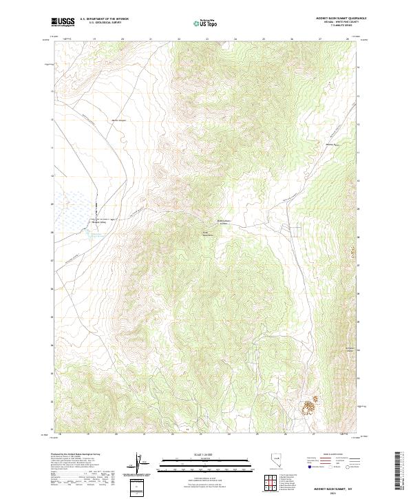 Mooney Basin Summit 2021 topographic map thumbnail