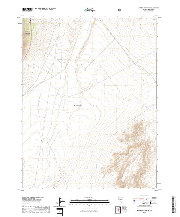 Moores Station SW topographic map thumbnail