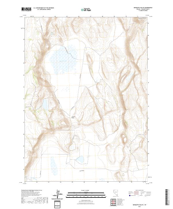 Mosquito Valley 2021 topographic map thumbnail