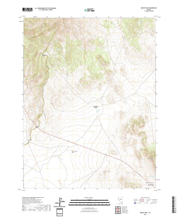 Mount Airy 2021 topographic map thumbnail
