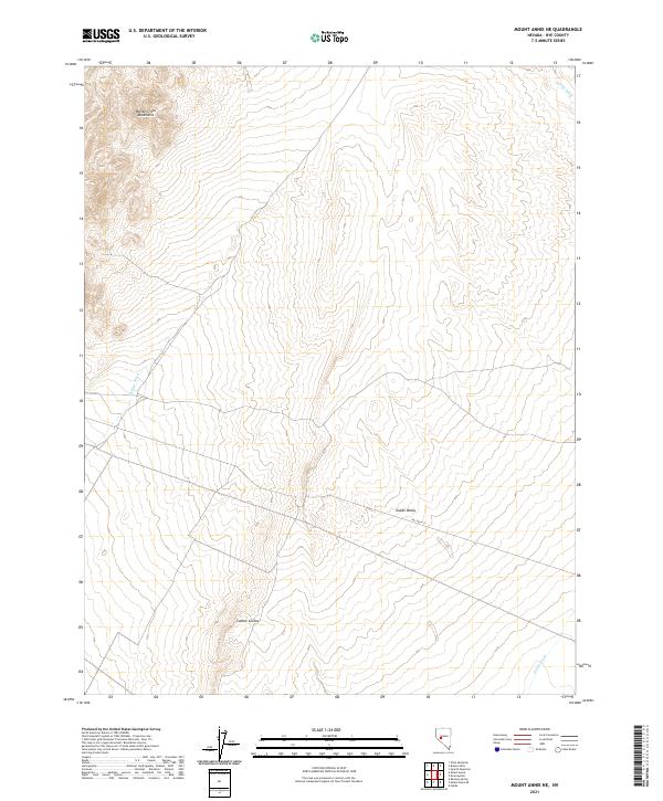 Mount Annie NE 2021 topographic map thumbnail