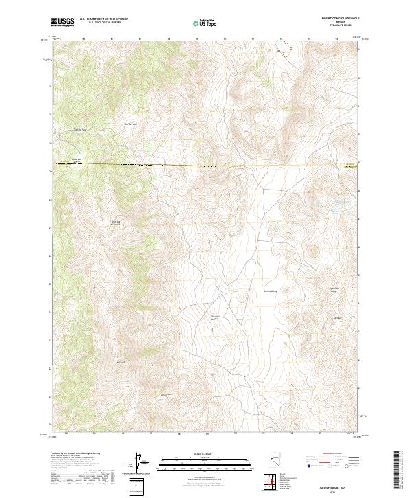 Mount Como 2021 topographic map thumbnail