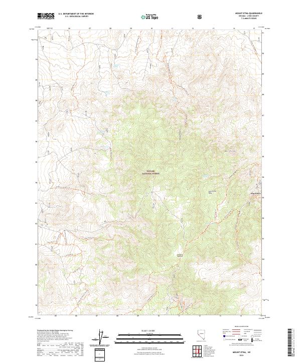 Mount Etna 2021 topographic map thumbnail