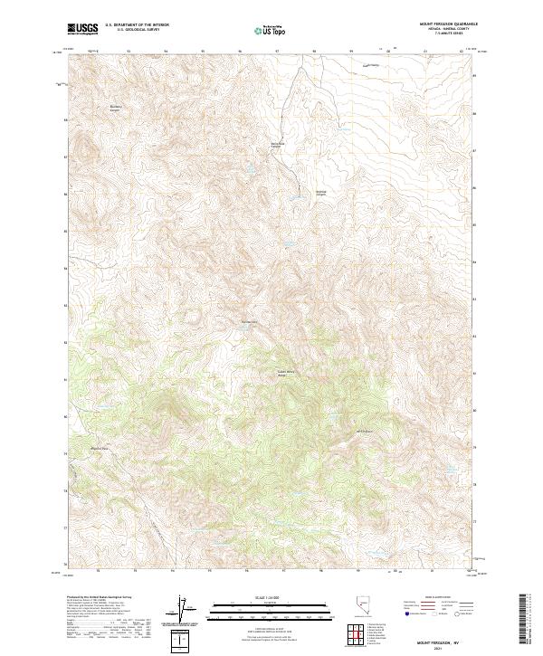 Mount Ferguson 2021 topographic map thumbnail
