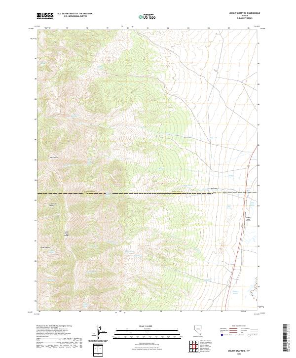 Mount Grafton 2021 topographic map thumbnail