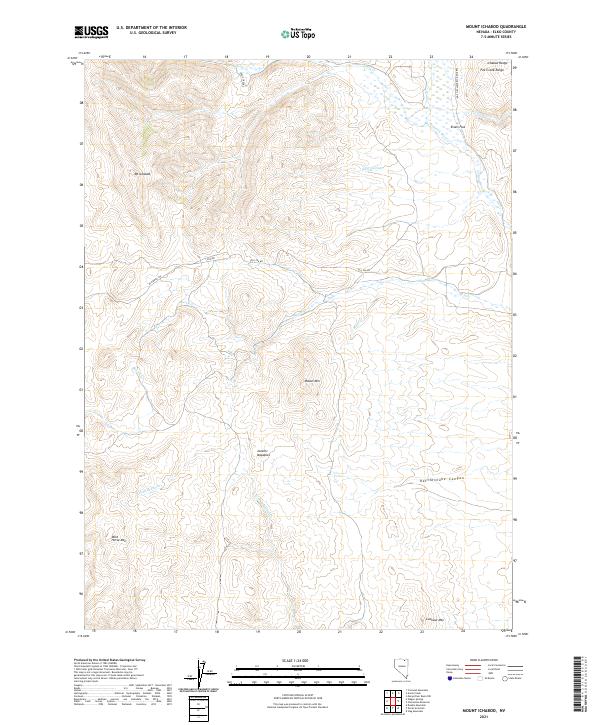 Mount Ichabod 2021 topographic map thumbnail
