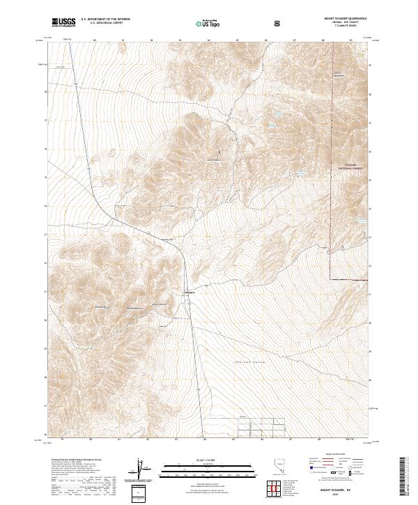 Mount Schader topographic map thumbnail
