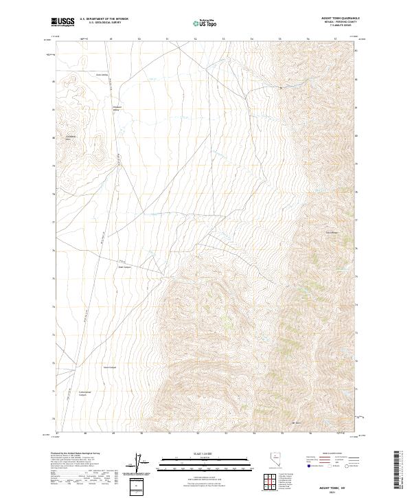 Mount Tobin 2021 topographic map thumbnail
