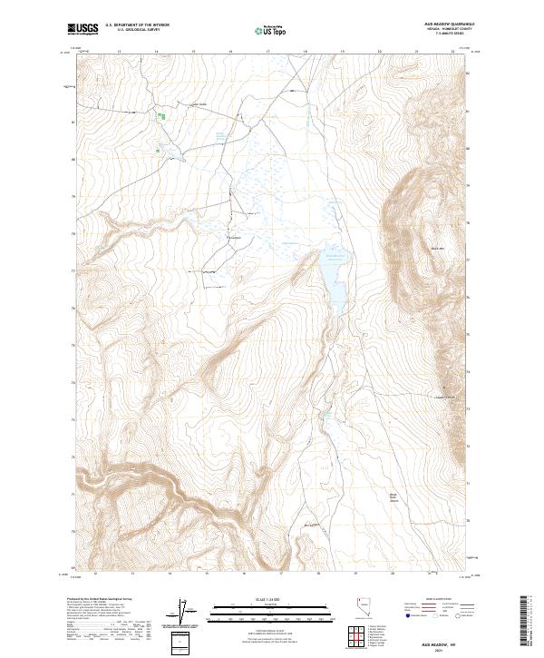 Mud Meadow 2021 topographic map thumbnail