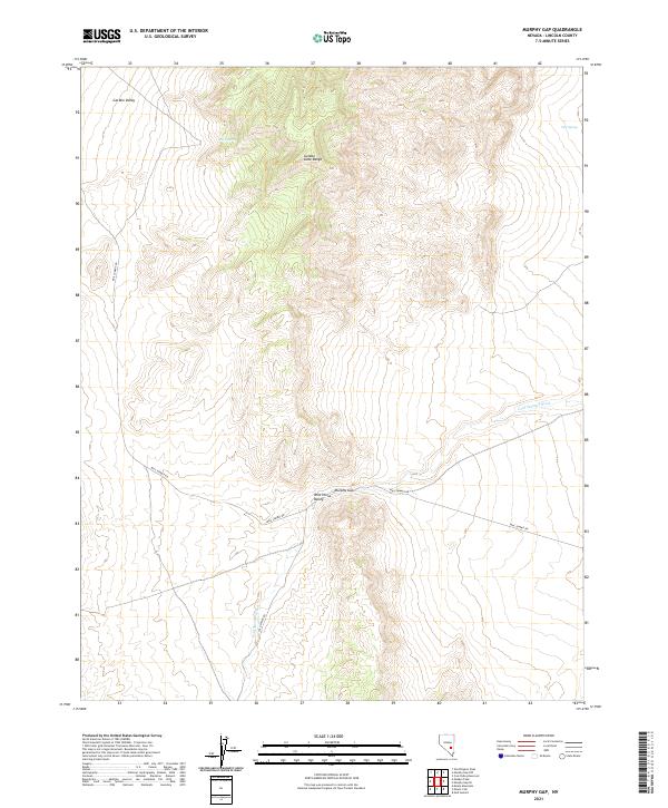 Murphy Gap 2021 topographic map preview