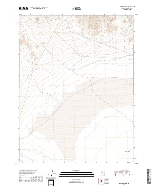 Murphys Well 2021 topographic map thumbnail