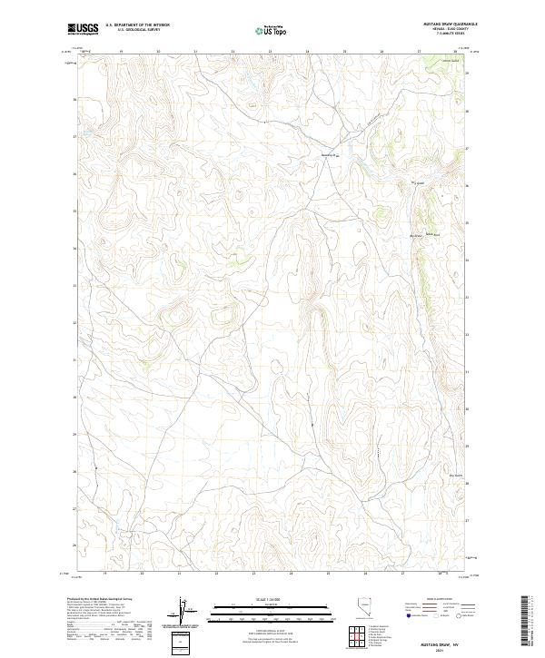 Mustang Draw 2021 topographic map thumbnail