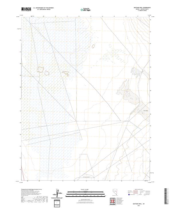 Mustang Well 2021 topographic map thumbnail