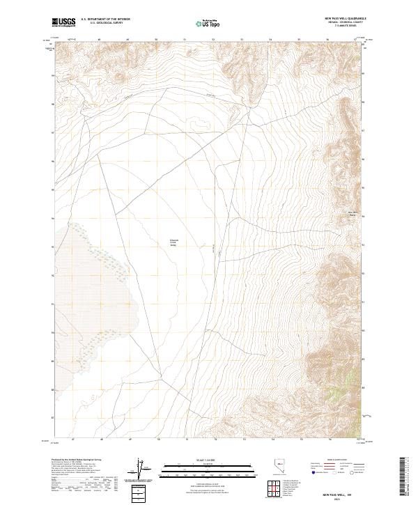 New Pass Well 2021 topographic map thumbnail