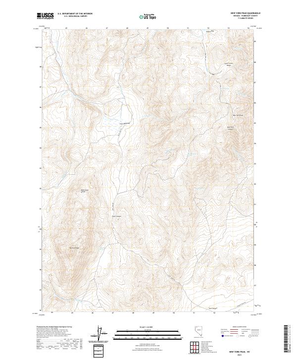 New York Peak topographic map thumbnail
