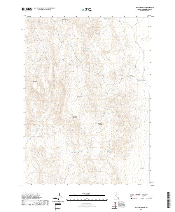 Ninemile Summit topographic map thumbnail