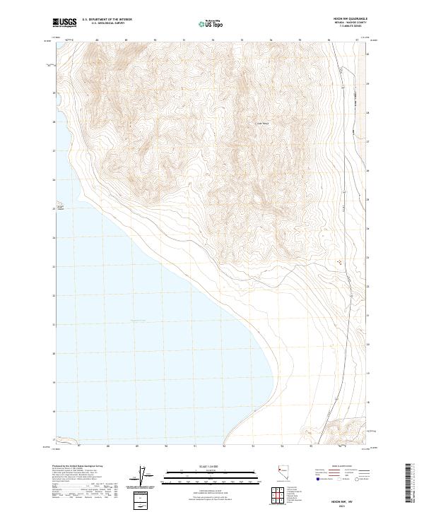 Nixon NW 2021 topographic map thumbnail