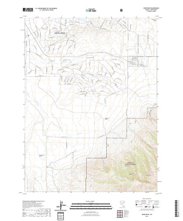 Noon Rock topographic map thumbnail
