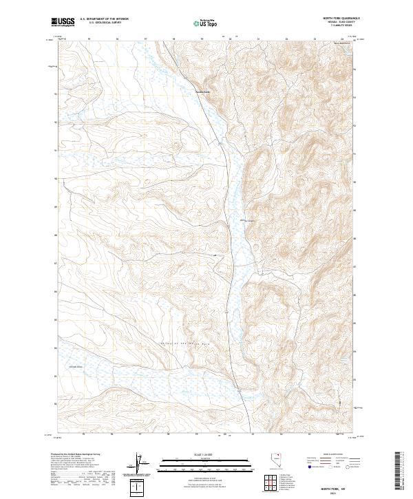 North Fork 2021 topographic map thumbnail