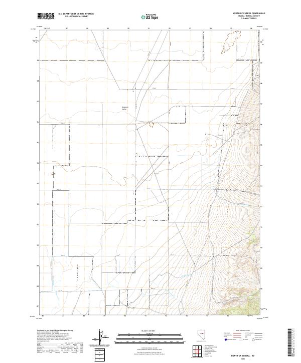 North of Eureka topographic map thumbnail