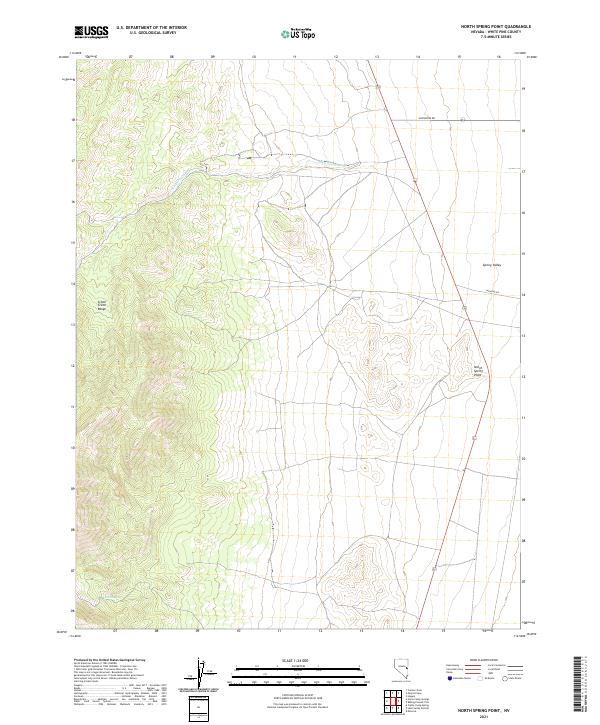 North Spring Point 2021 topographic map thumbnail
