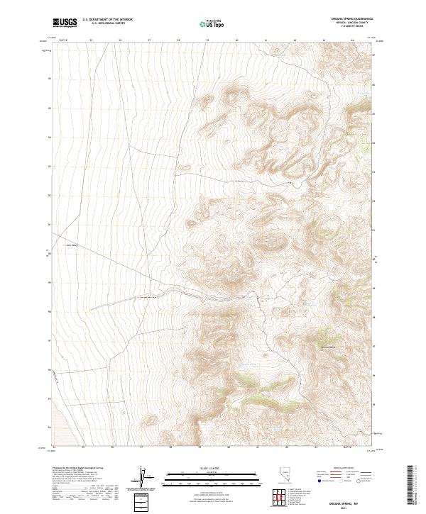 Oreana Spring 2021 topographic map thumbnail