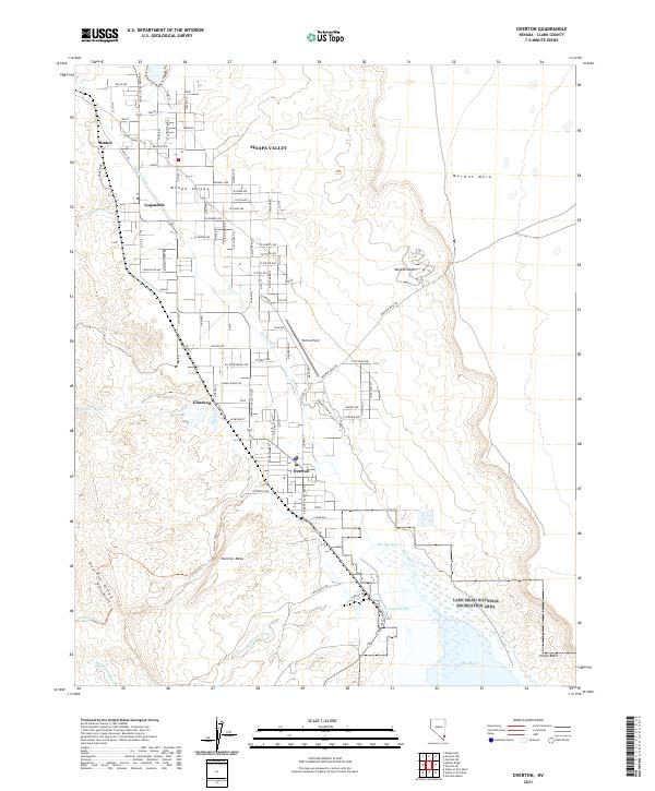 Overton 2021 topographic map thumbnail