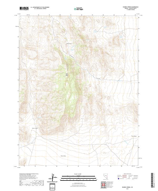 Pahroc Spring 2021 topographic map thumbnail