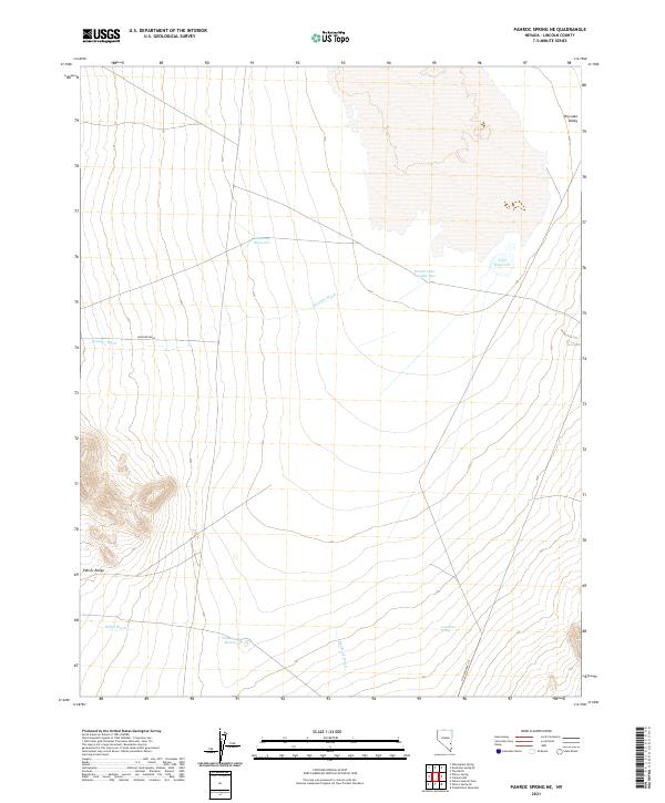 Pahroc Spring NE 2021 topographic map thumbnail