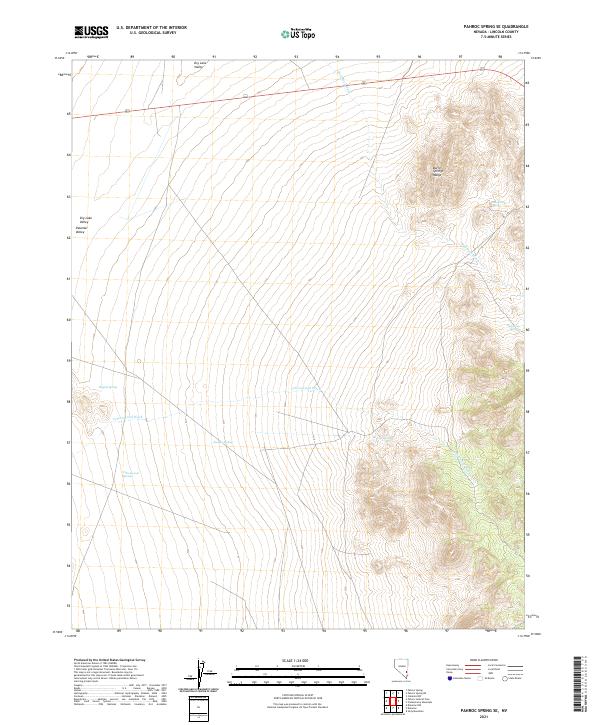 Pahroc Spring SE 2021 topographic map thumbnail