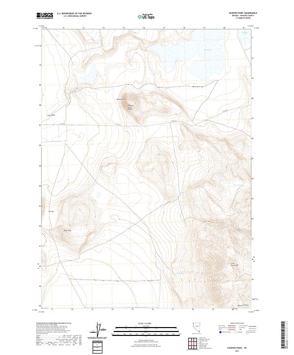 Painted Point 2021 topographic map thumbnail