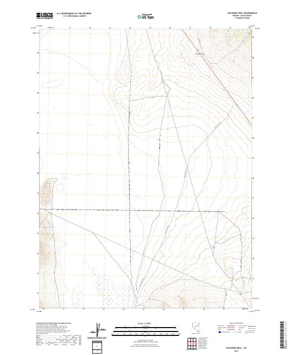 Palomino Well topographic map thumbnail