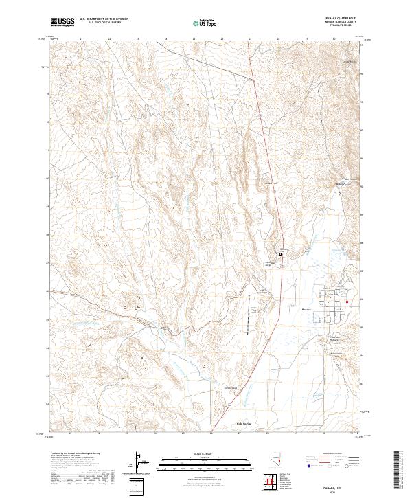 Panaca topographic map thumbnail
