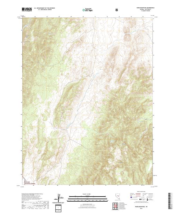 Park Mountain 2021 topographic map thumbnail