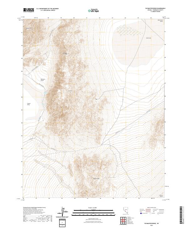 Paymaster Ridge 2021 topographic map thumbnail