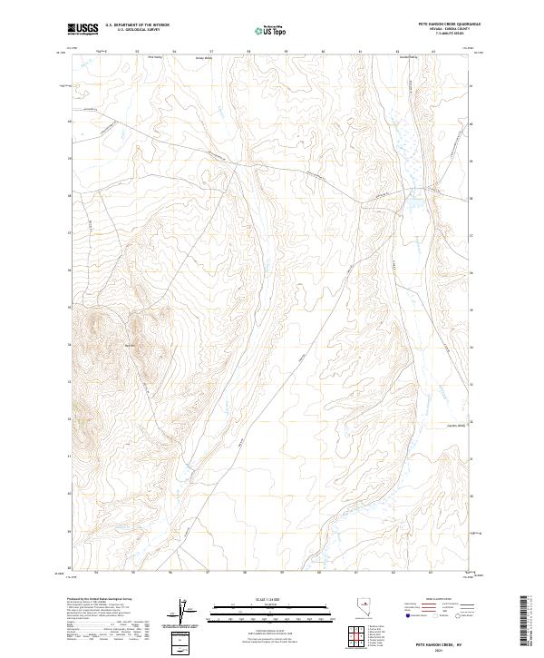Pete Hanson Creek topographic map thumbnail