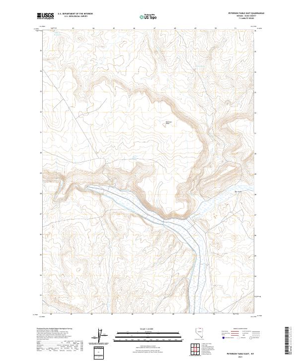 Peterson Table East 2021 topographic map thumbnail