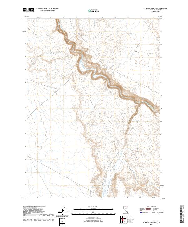 Peterson Table West 2021 topographic map thumbnail