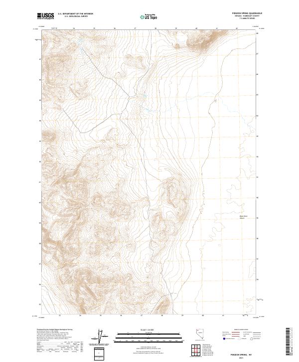 Pidgeon Spring 2021 topographic map thumbnail