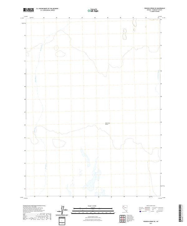 Pidgeon Spring SE 2021 topographic map thumbnail