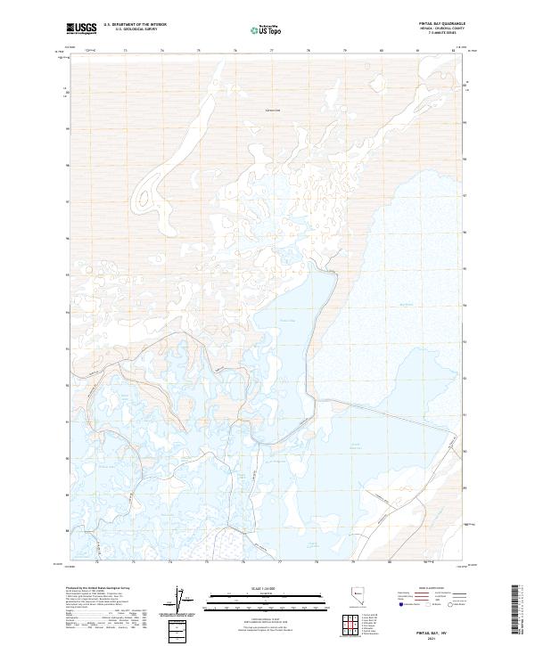 Pintail Bay topographic map thumbnail