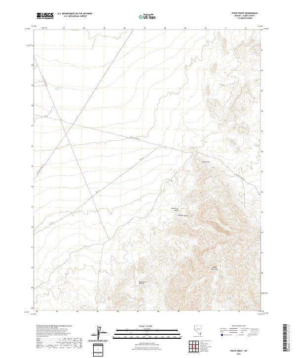 Piute Point 2021 topographic map thumbnail