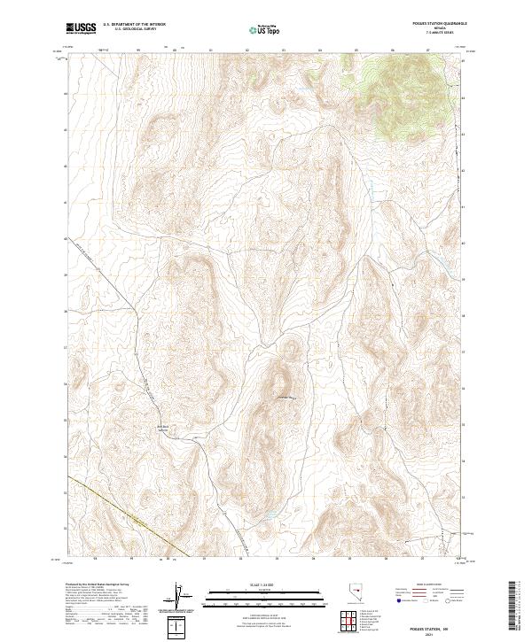 Pogues Station 2021 topographic map thumbnail