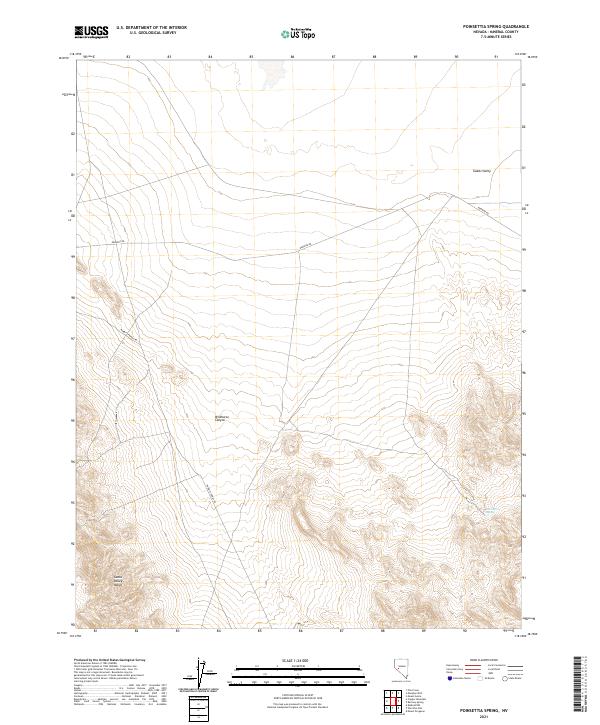 Poinsettia Spring topographic map thumbnail