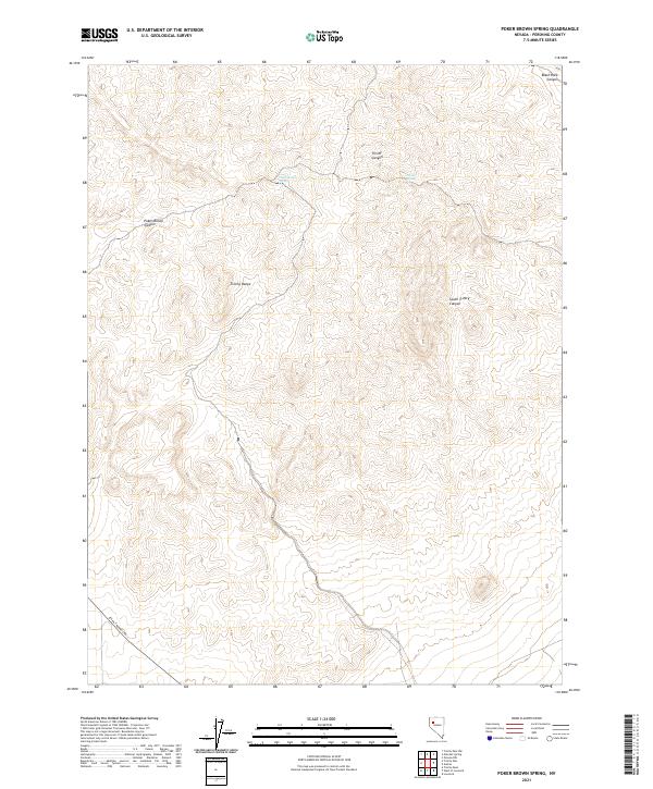 Poker Brown Spring 2021 topographic map thumbnail
