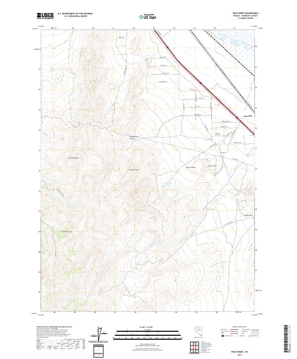 Pole Creek topographic map thumbnail